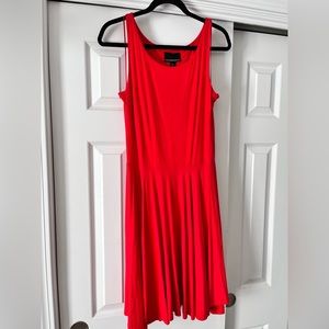 Cynthia Rowley Red High Neck Dress